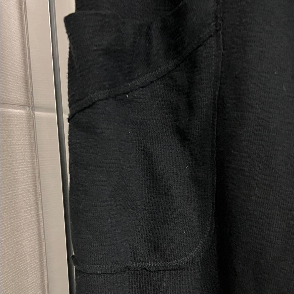 Free People Black Wide Leg Pants - Picture 5 of 7